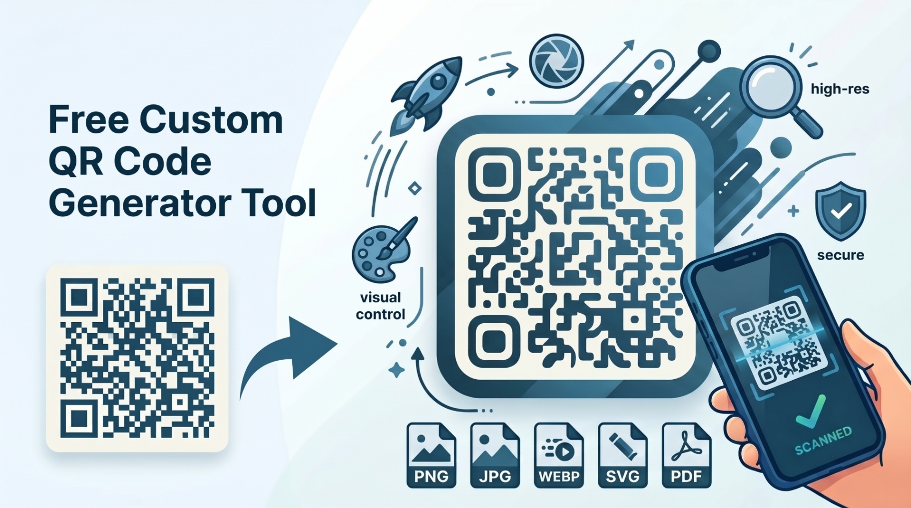 Free Custom QR Code Generator Tool By FlowFix